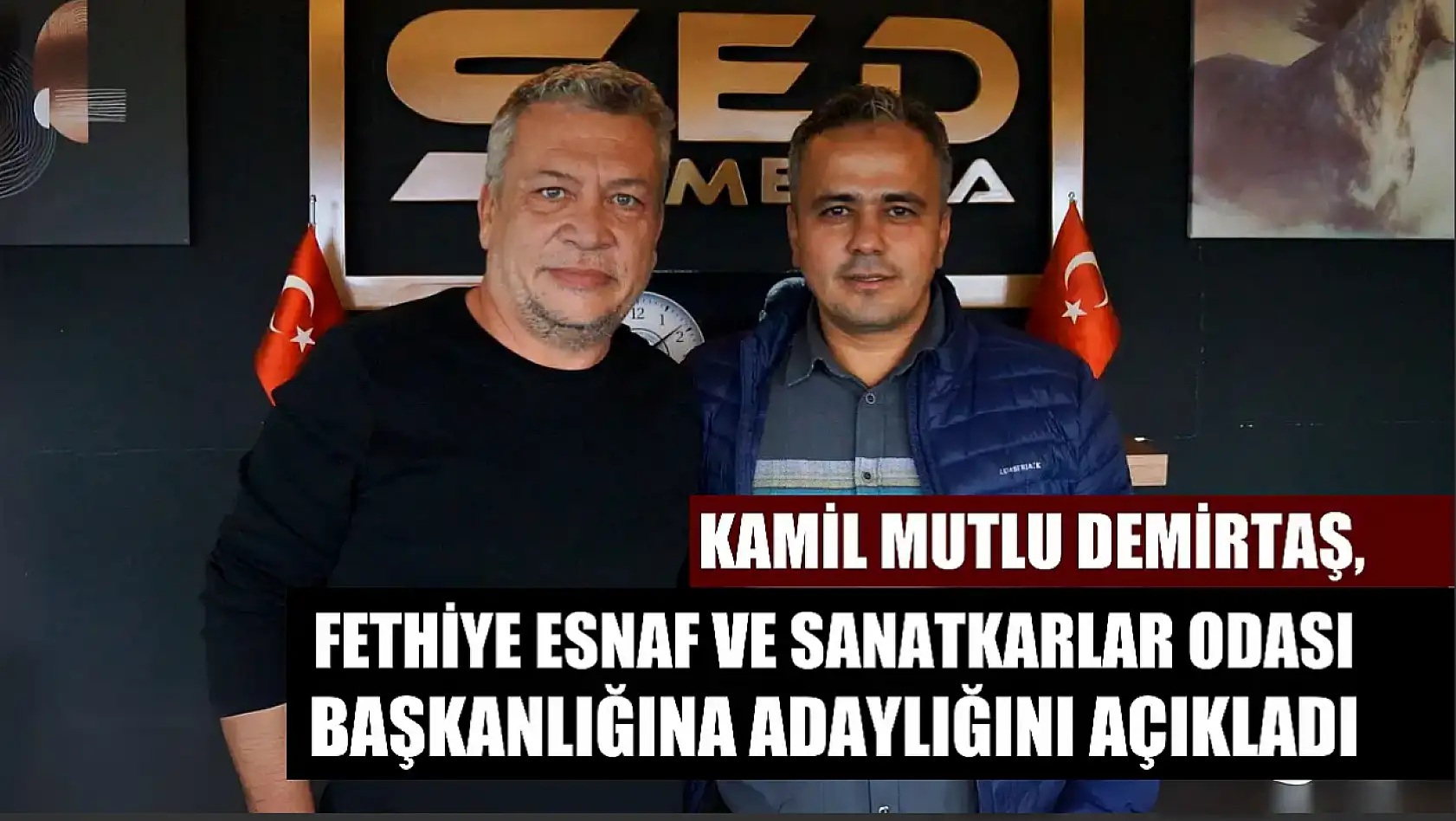 Kamil Mutlu Demirtaş, Fethiye Esnaf ve Sanatkarlar Odası Başkanlığına Adaylığını Açıkladı