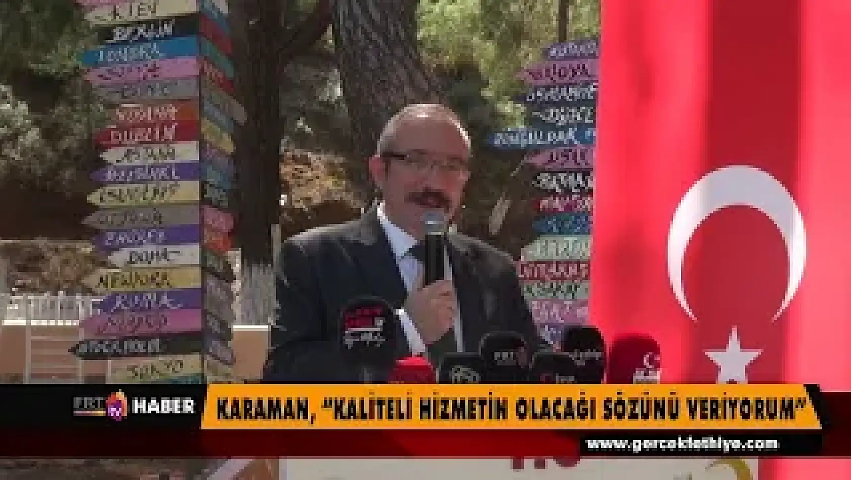 Karaman, 'Kaliteli hizmetin olacağı sözünü veriyorum'