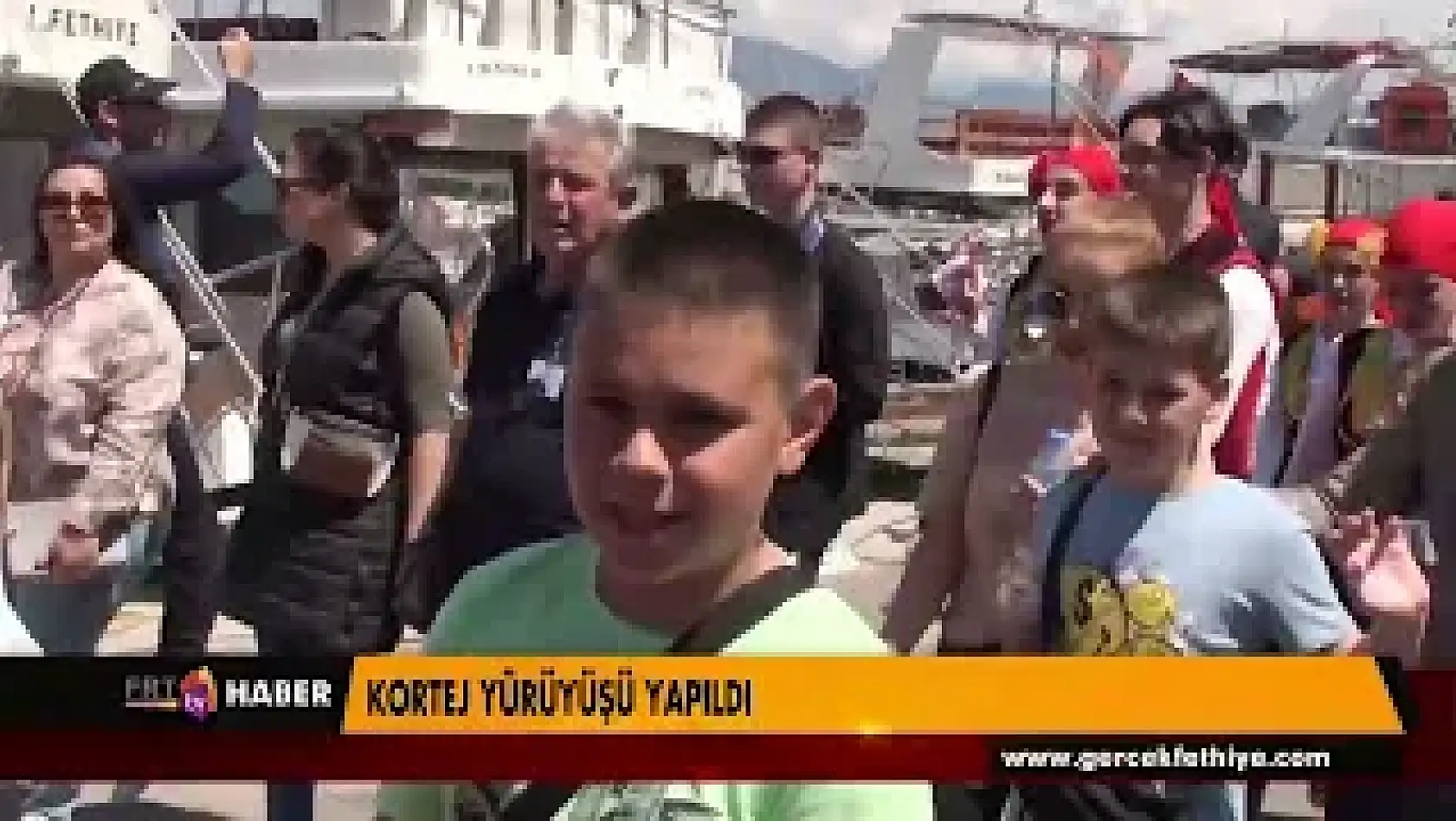 Kortej yürüyüşü yapıldı