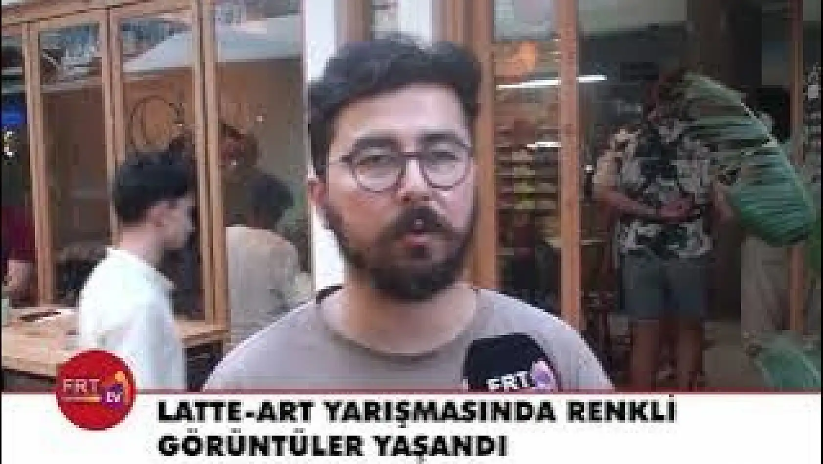 Latte-Art yarışmasında renkli görüntüler yaşandı