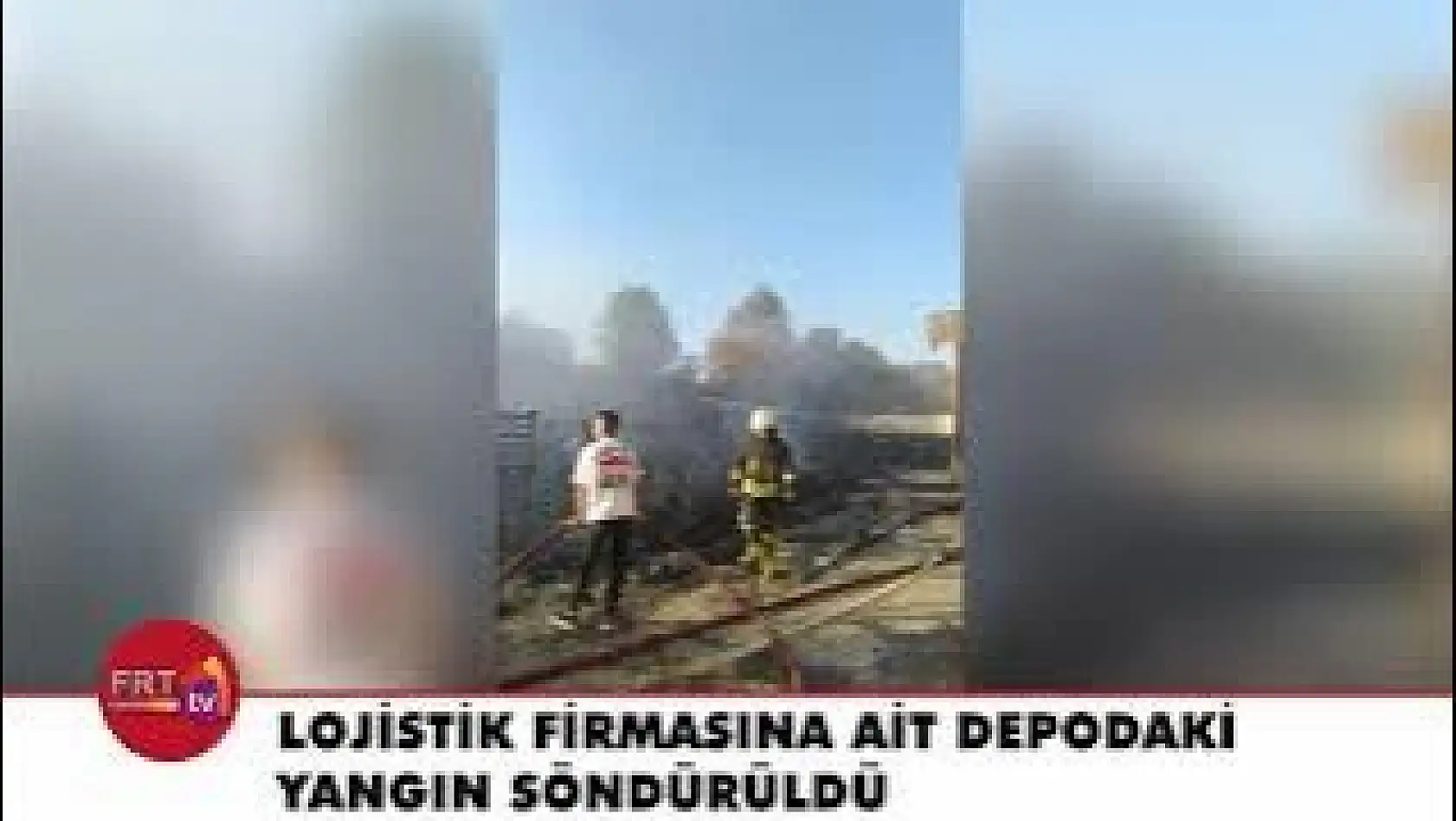 Lojistik Firmasına Ait Depodaki Yangın Söndürüldü