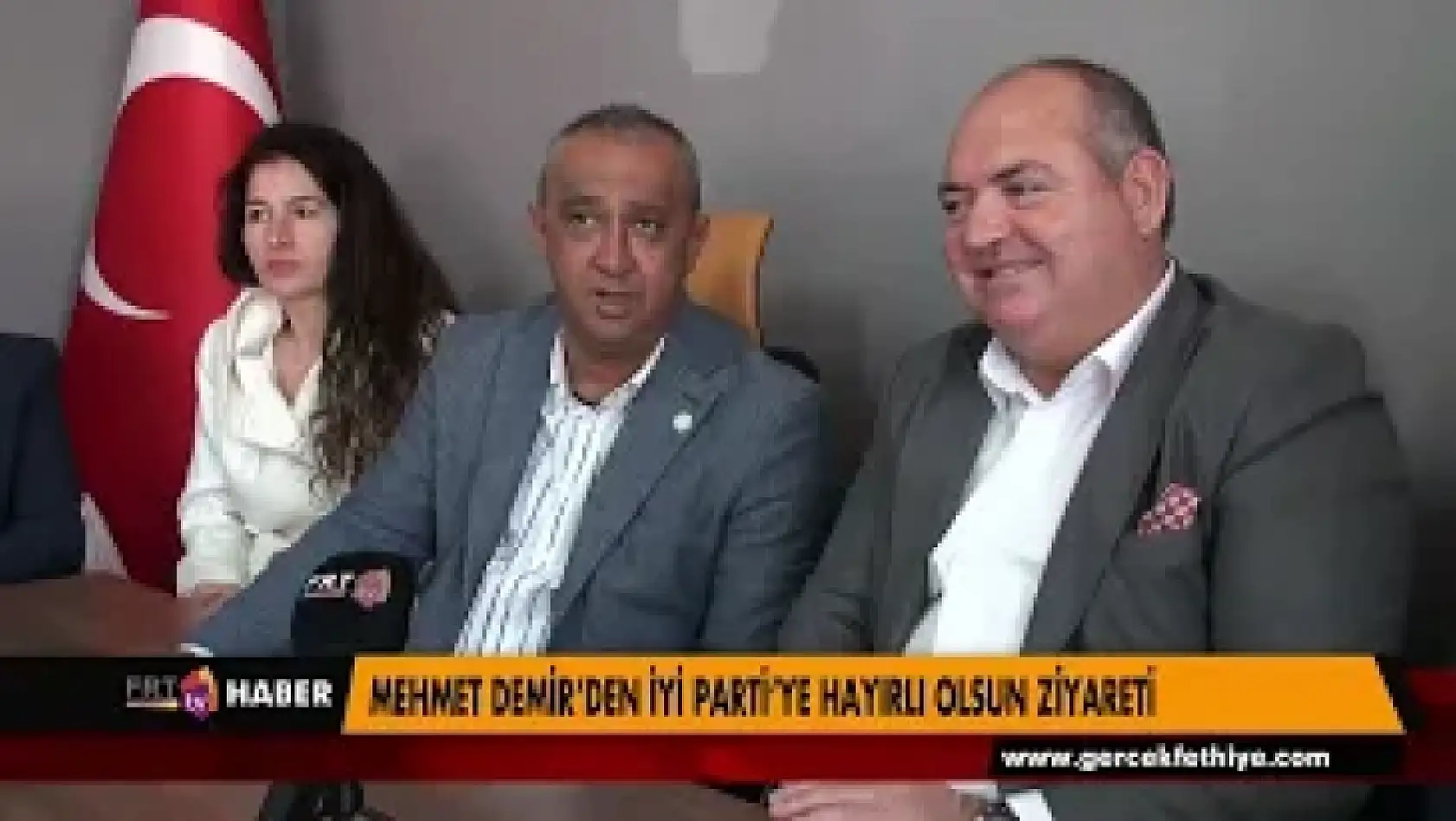 MEHMET DEMİR'DEN İYİ PARTİ'YE HAYIRLI OLSUN ZİYARETİ