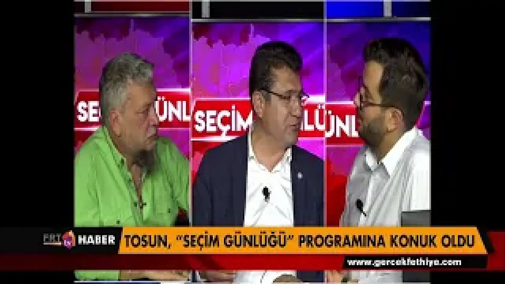 Mehmet Tosun, 'Seçim Günlüğü' Programına konuk oldu