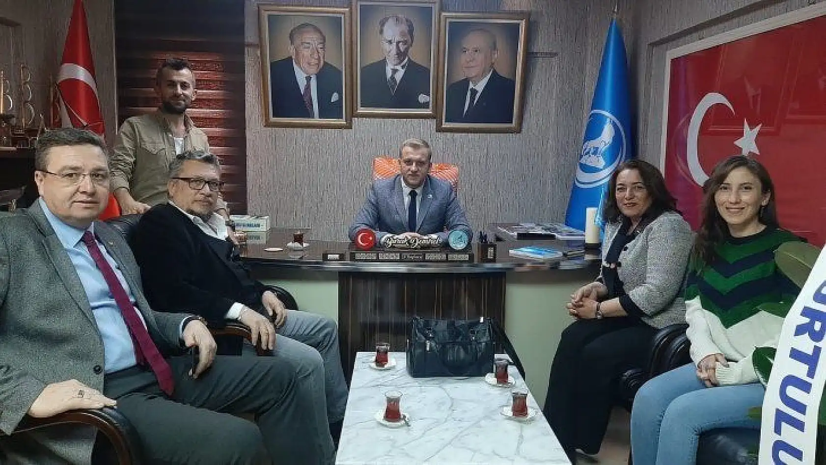 Muğla Ülkü Ocaklarının İlk Ziyaretçileri SED Medya Oldu