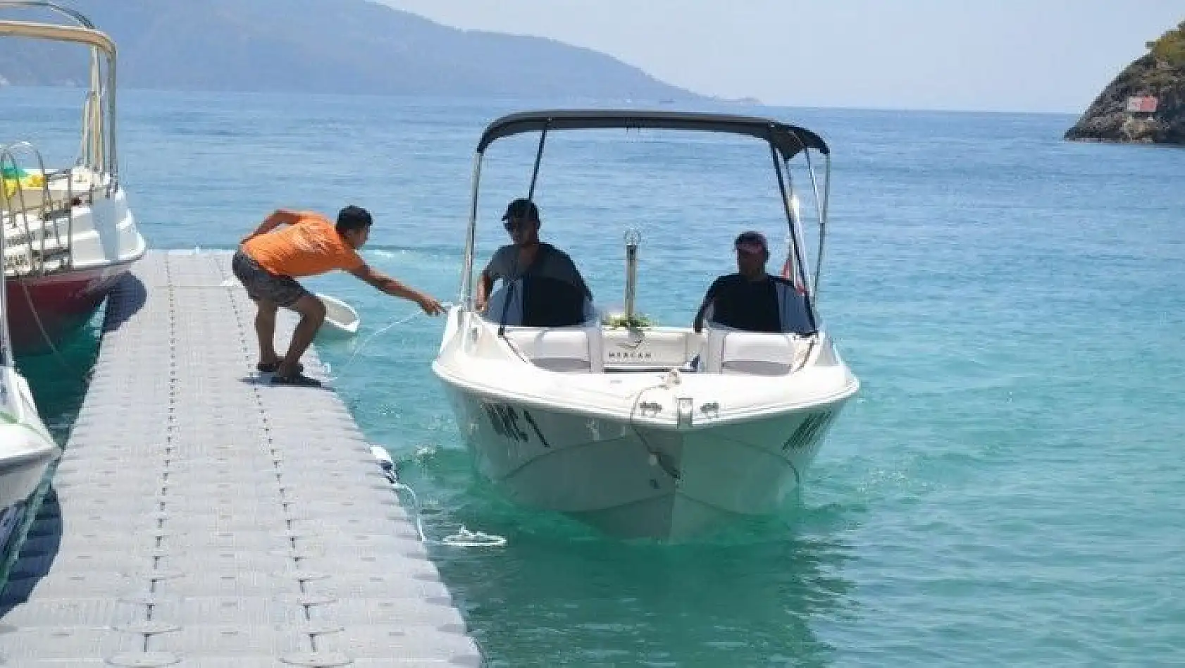 Ölüdeniz'de deniz taksiye yoğun ilgi