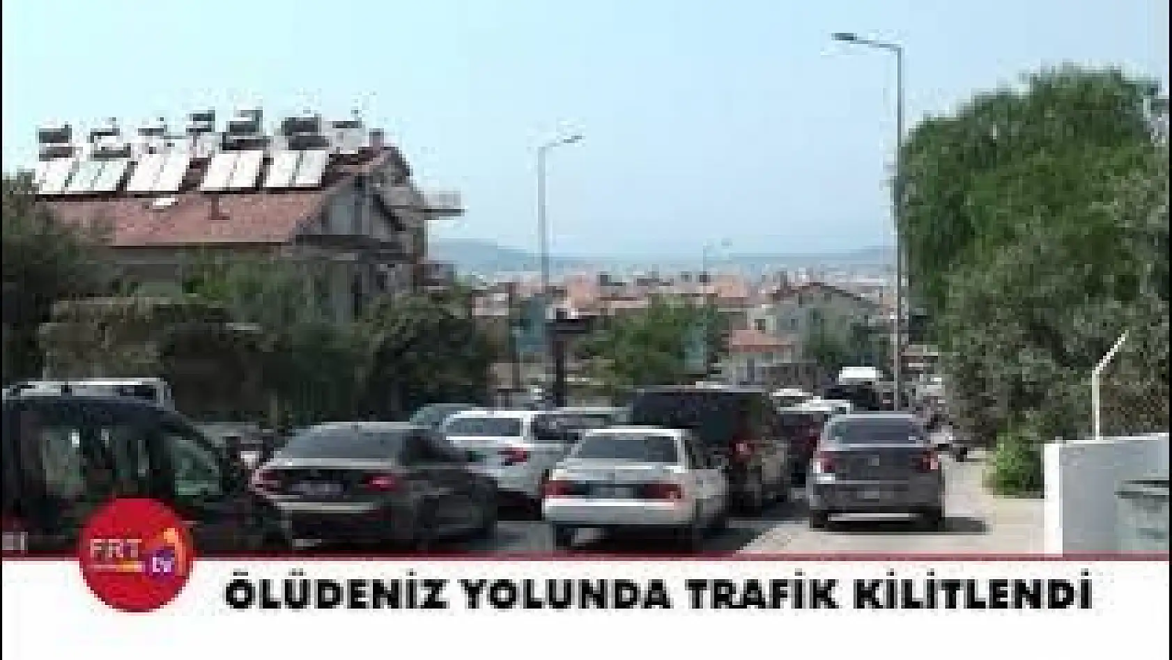 Ölüdeniz Yolunda Trafik Kilitlendi