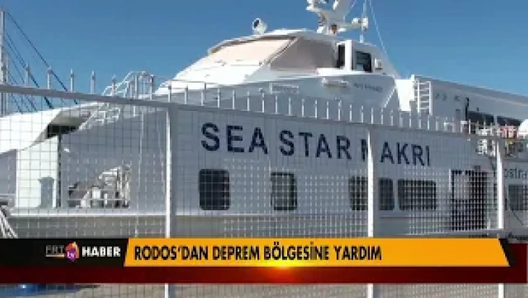 RODOS'DAN DEPREM BÖLGESİNE YARDIM