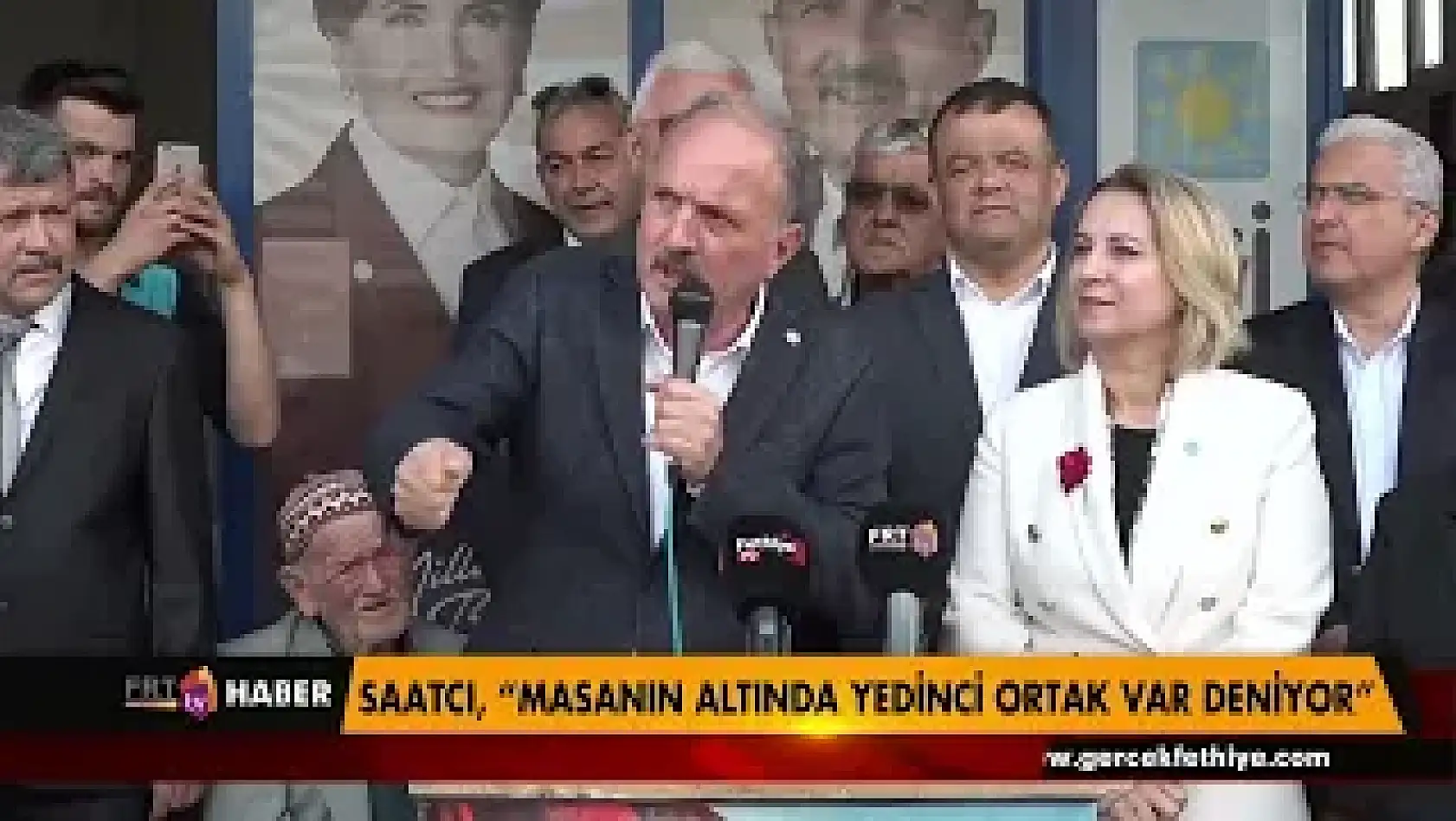 Saatcı, 'Masanın altında yedinci ortak var deniyor