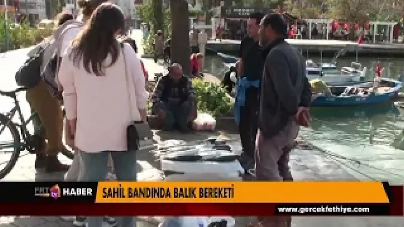 SAHİL BANDINDA BALIK BEREKETİ