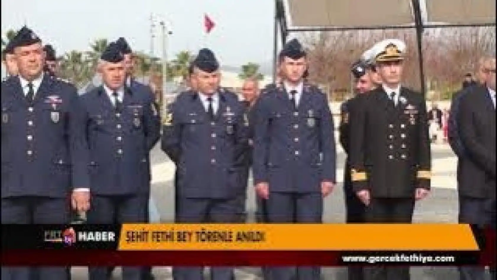ŞEHİT FETHİ BEY TÖRENLE ANILDI