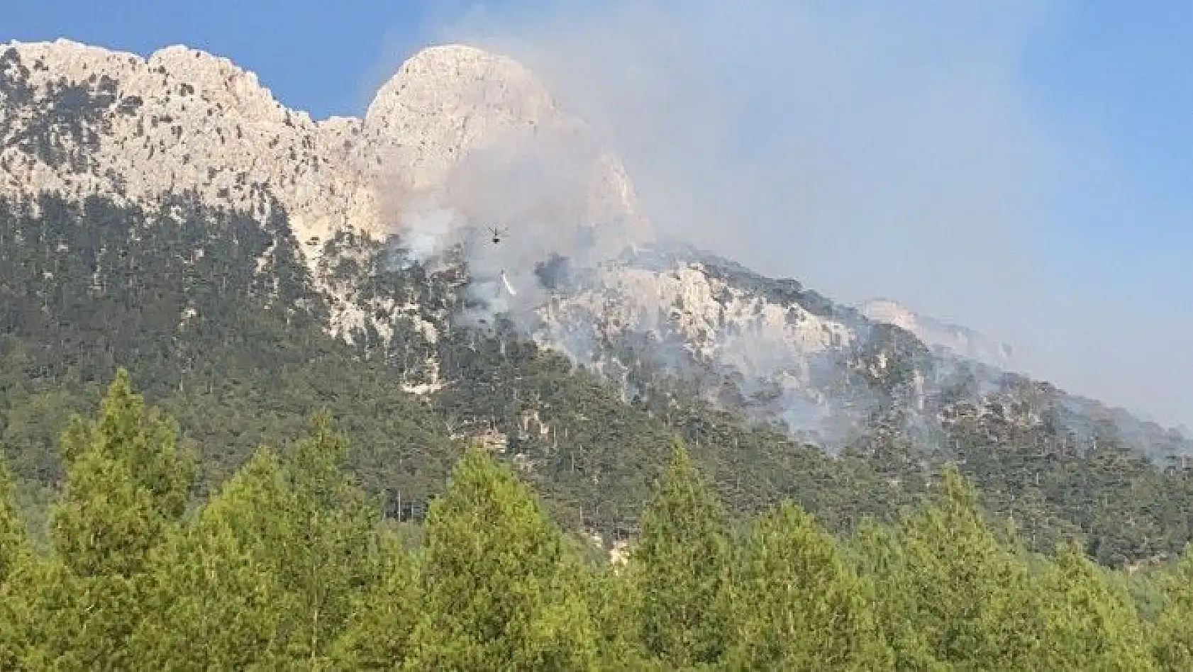 Seydikemer 'Çökek, Dere ve Bayır' Yangını Kontrol altına alındı