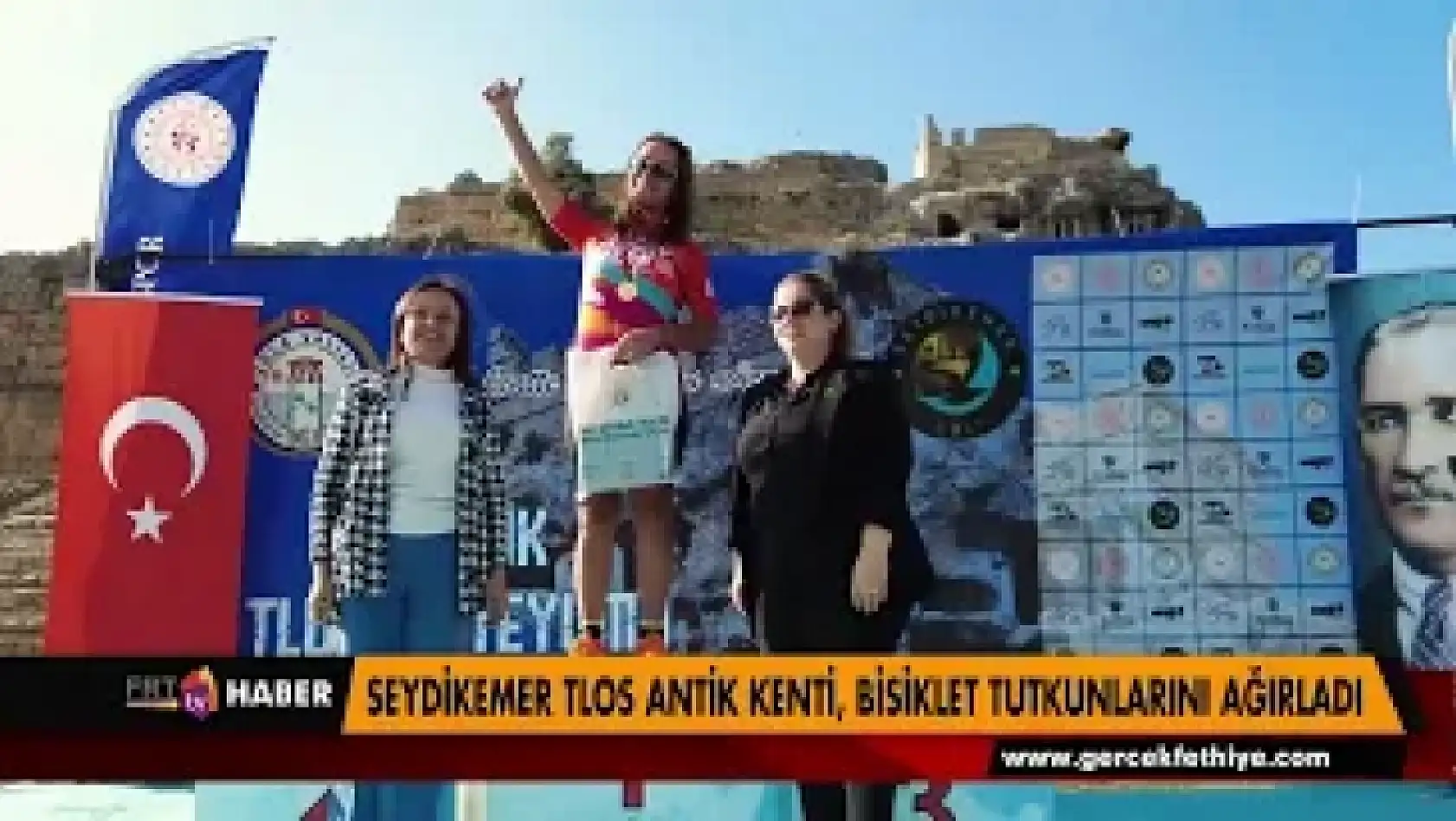 SEYDİKEMER TLOS ANTİK KENTİ, BİSİKLET TUTKUNLARINI AĞIRLADI