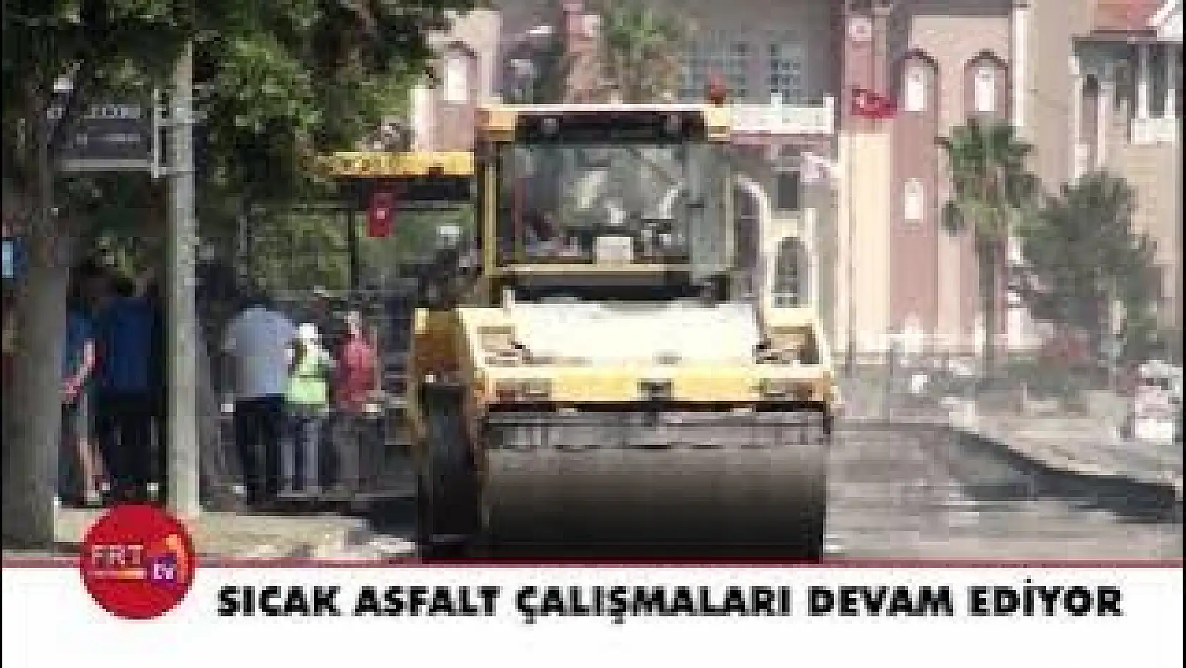 Sıcak Asfalt Çalışmaları Devam Ediyor