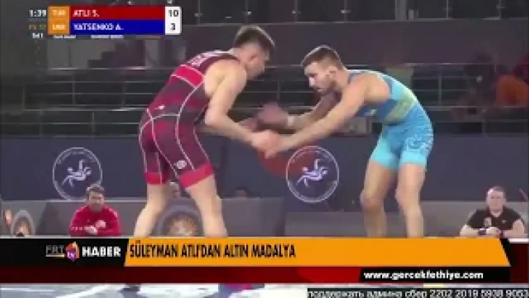 SÜLEYMAN ATLI'DAN ALTIN MADALYA
