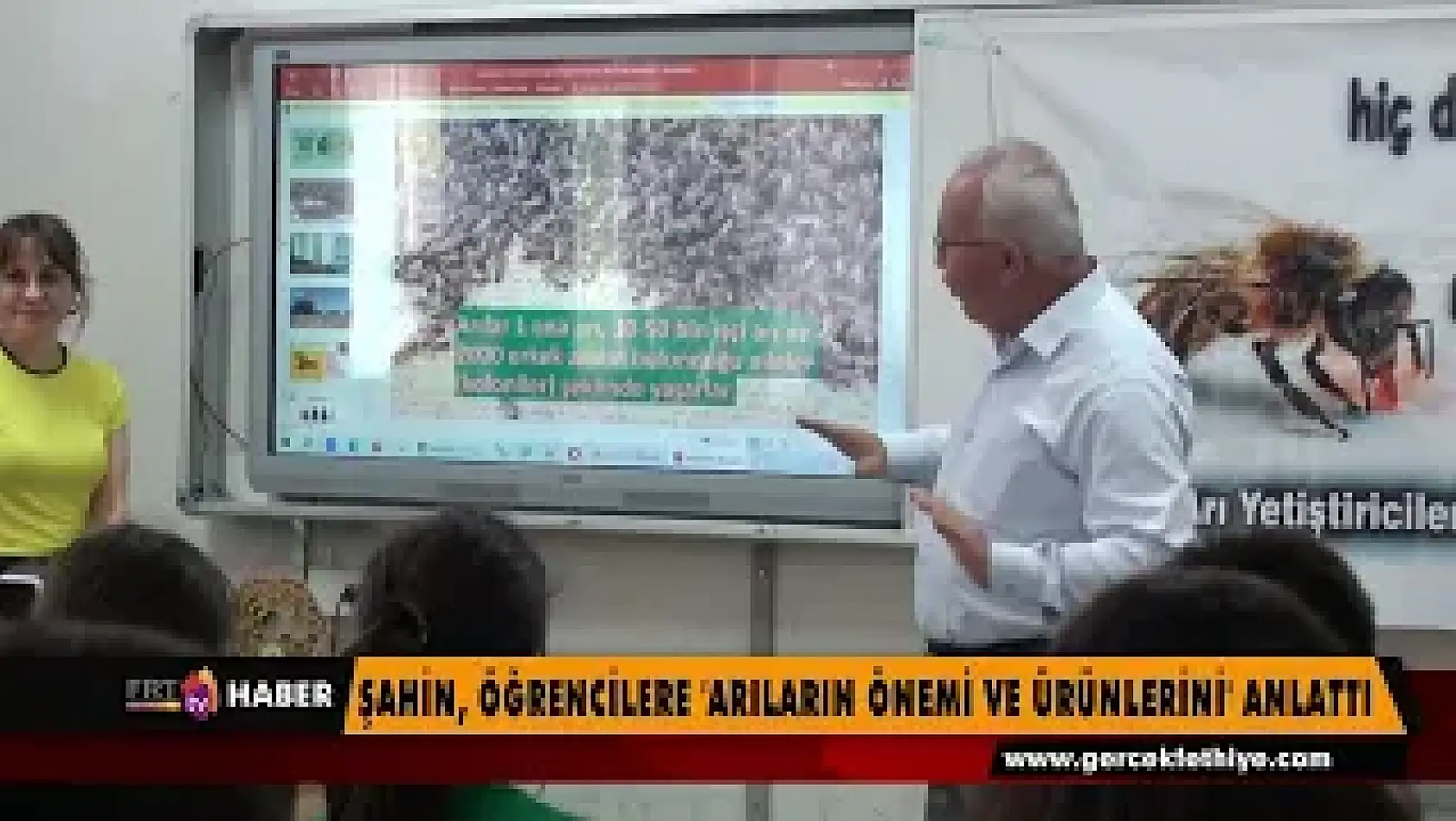 TAB Başkanı Şahin, öğrencilere 'Arıların önemi ve ürünlerini' anlattı