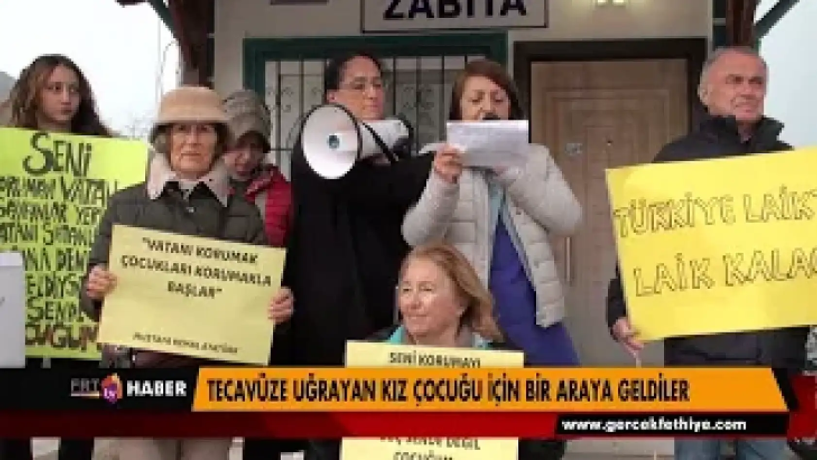 TECAVÜZE UĞRAYAN KIZ ÇOCUĞU İÇİN BİR ARAYA GELDİLER