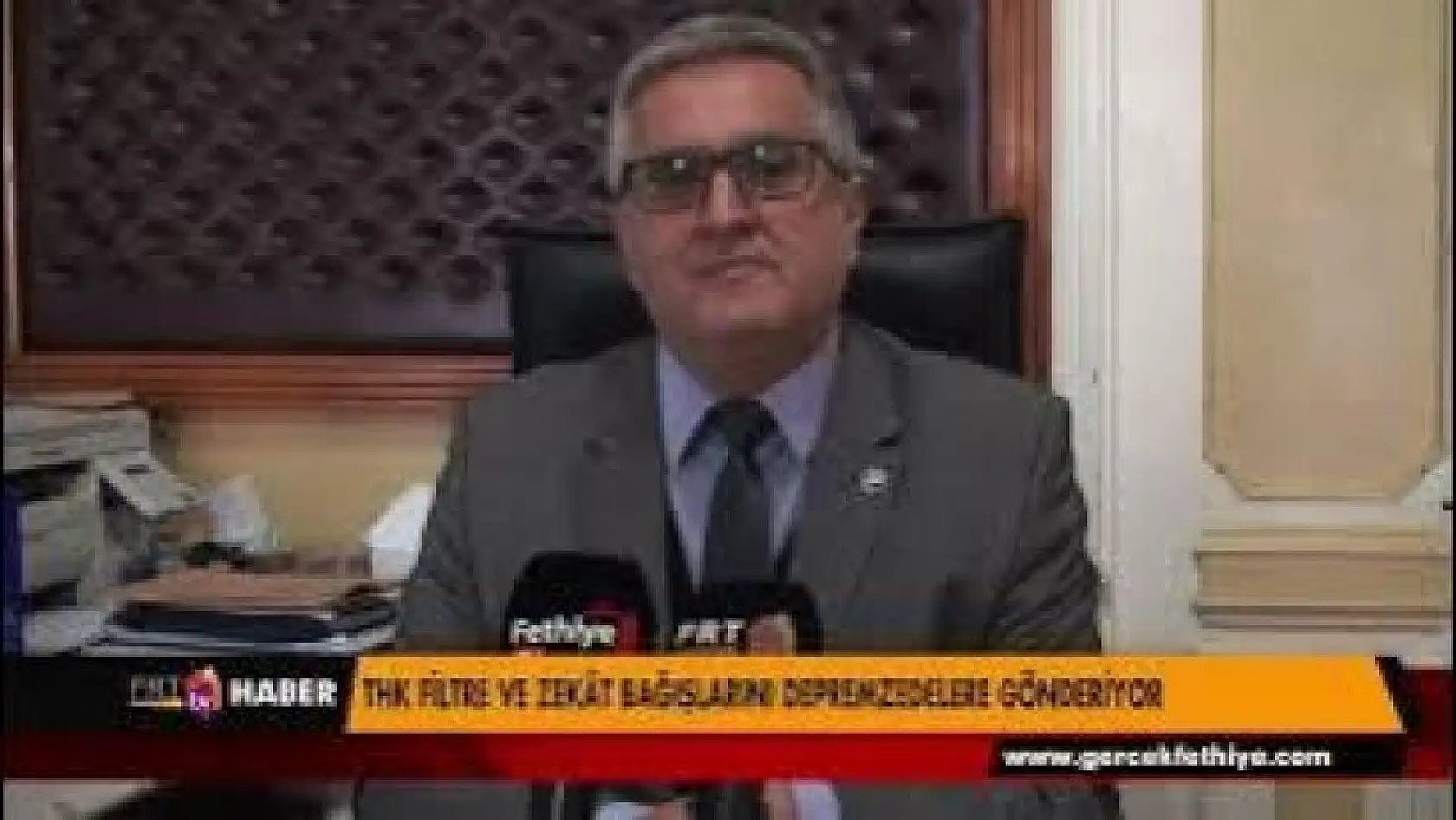 THK FİLTRE VE ZEKÂT BAĞIŞLARINI DEPREMZEDELERE GÖNDERİYOR