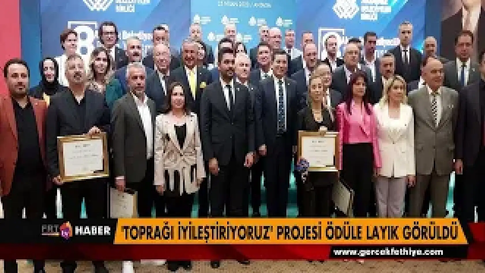 'Toprağı iyileştiriyoruz' projesi ödüle layık görüldü