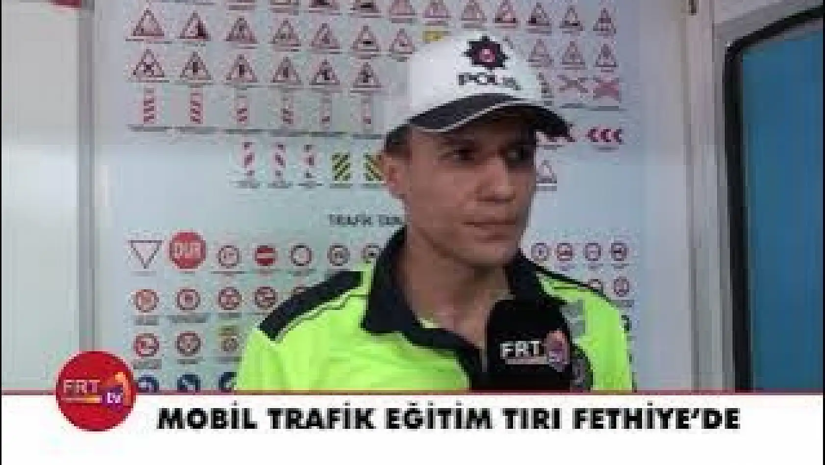 Trafik eğitim bilgilerini pekiştirmek için Eğitim Tırı