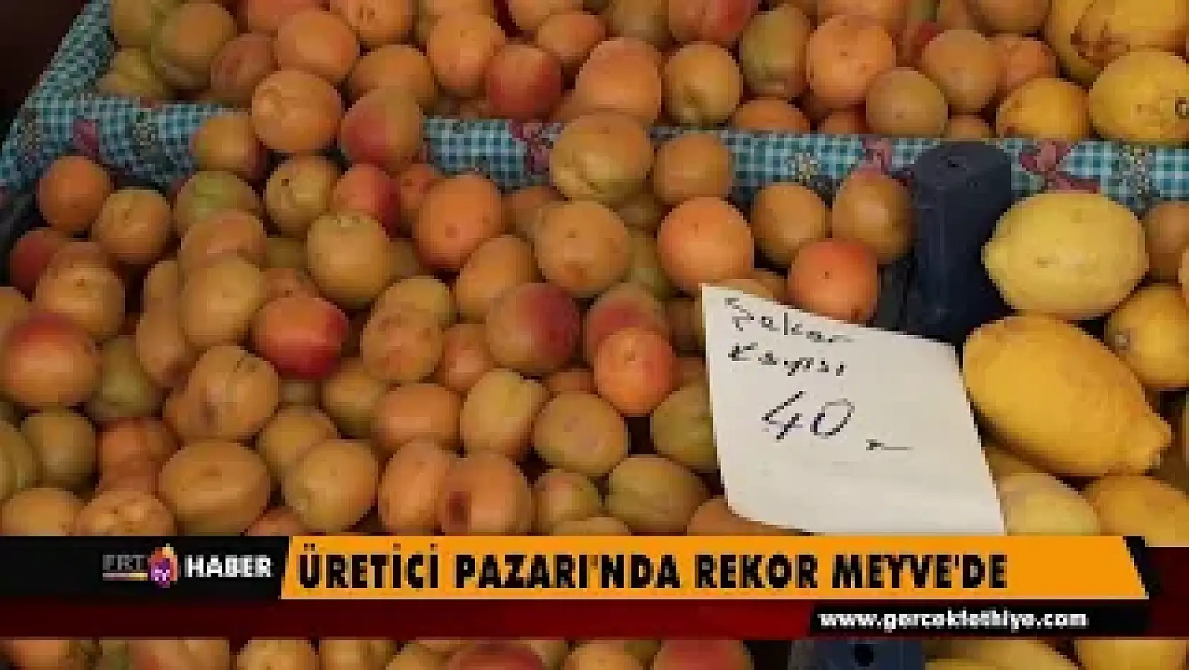 Üretici Pazarı'nda rekor meyve'de