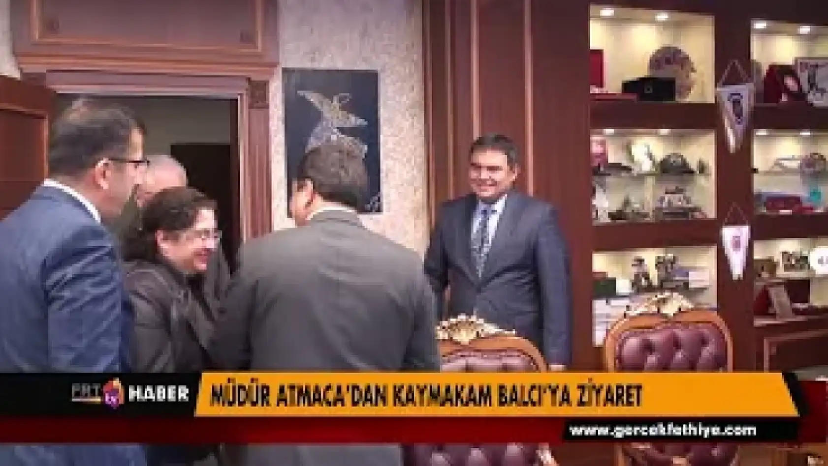 MÜDÜR ATMACA'DAN KAYMAKAM BALCI'YA ZİYARET