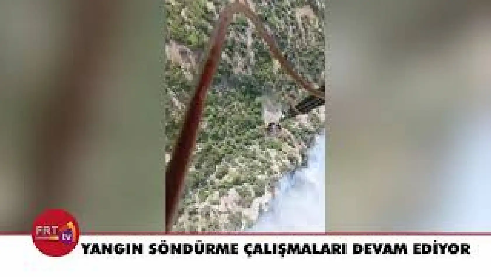 Yangın söndürme çalışmaları devam ediyor