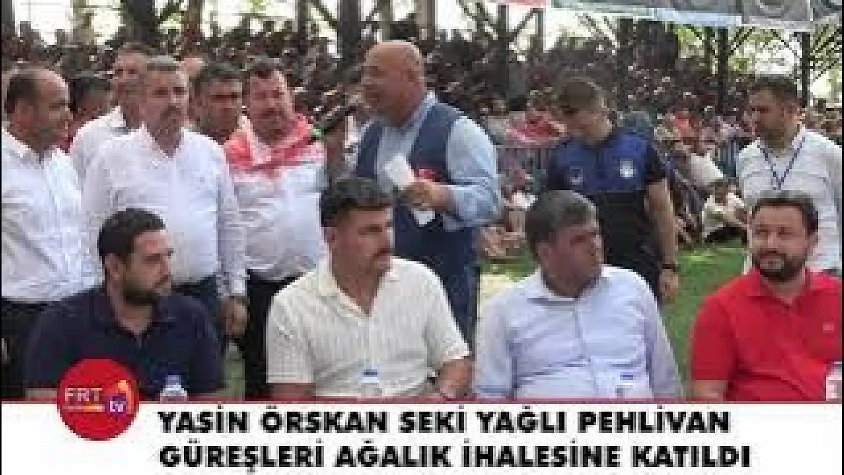 Yasin Örskan Seki Yağlı Pehlivan Güreşleri Ağalık İhalesine Katıldı