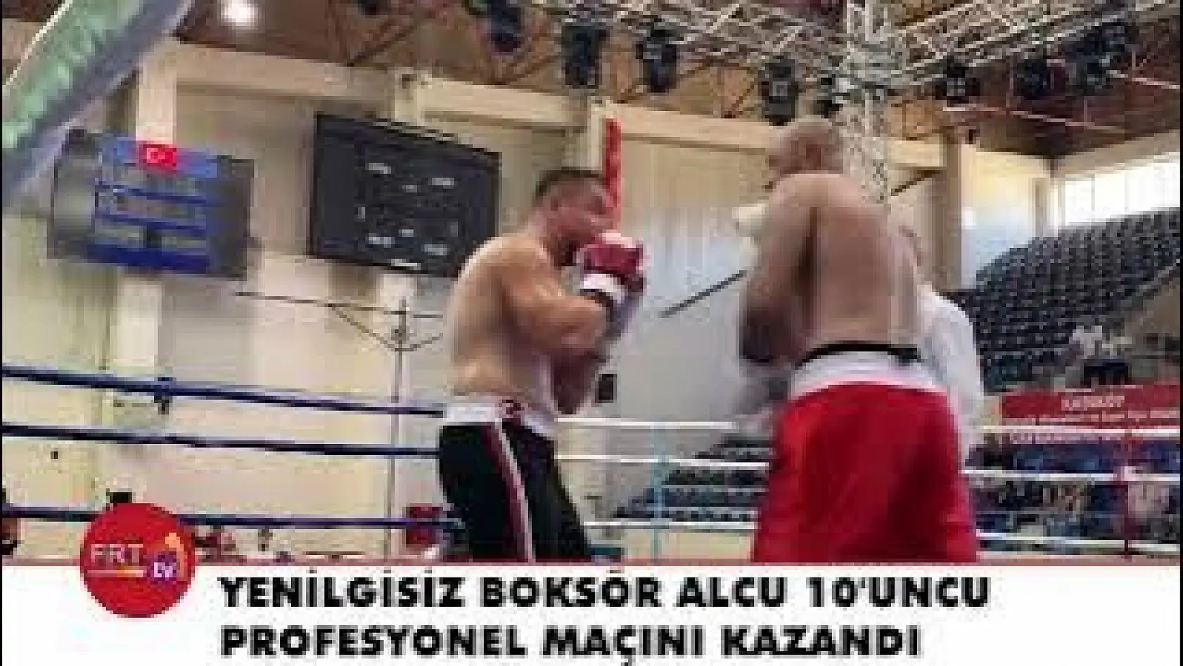 Yenilgisiz Boksör Alcu 10'uncu Profesyonel Maçını Kazandı