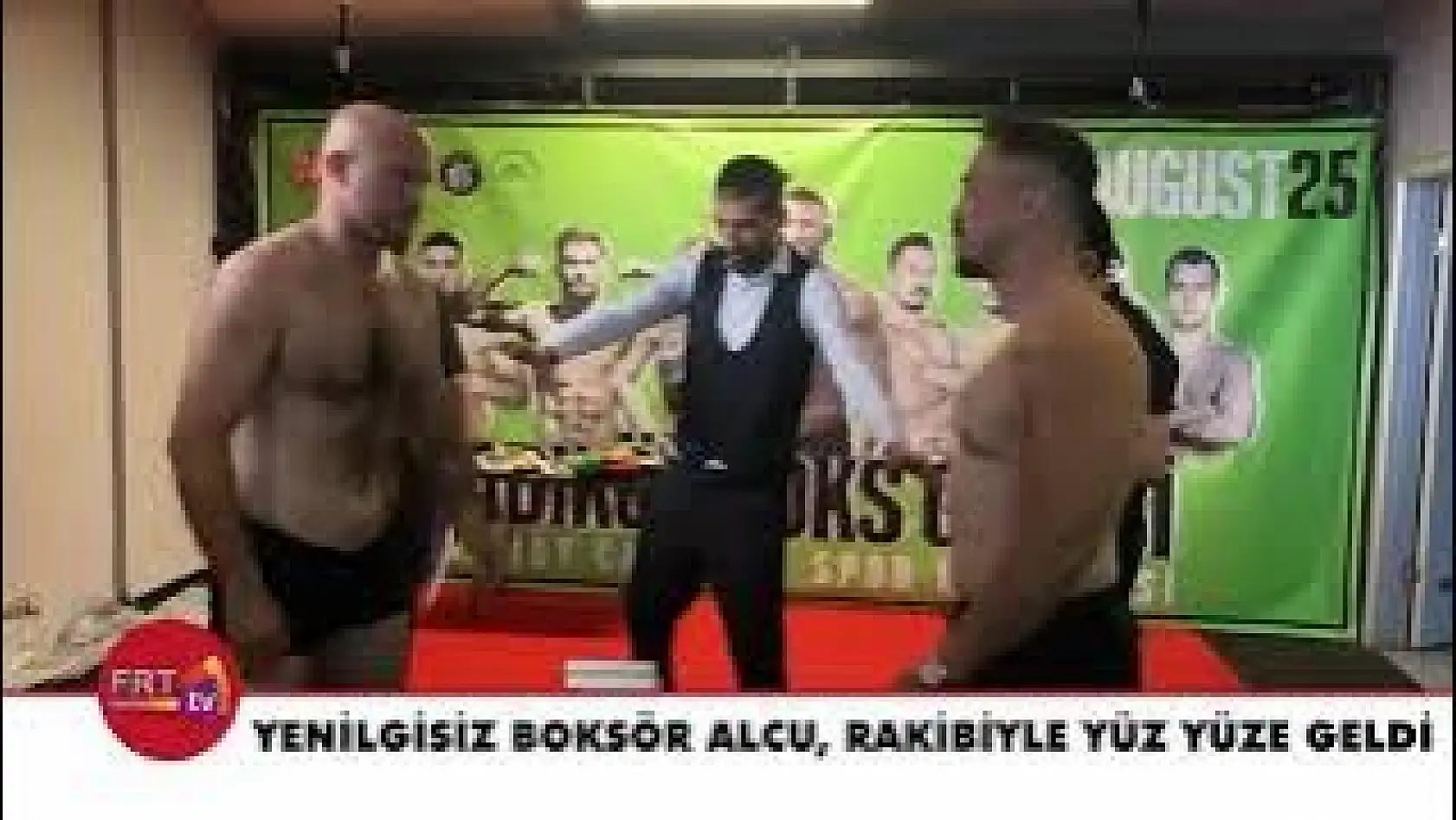 Yenilgisiz Boksör Alcu, Rakibiyle Yüz Yüze Geldi