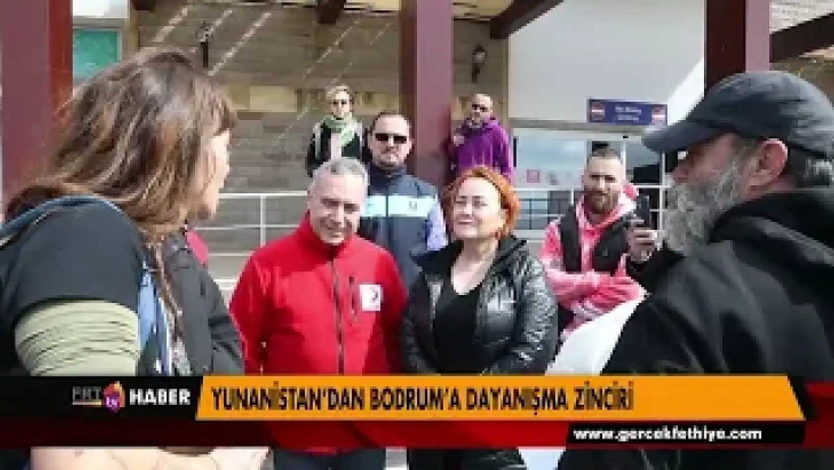 YUNANİSTAN'DAN BODRUM'A DAYANIŞMA ZİNCİRİ