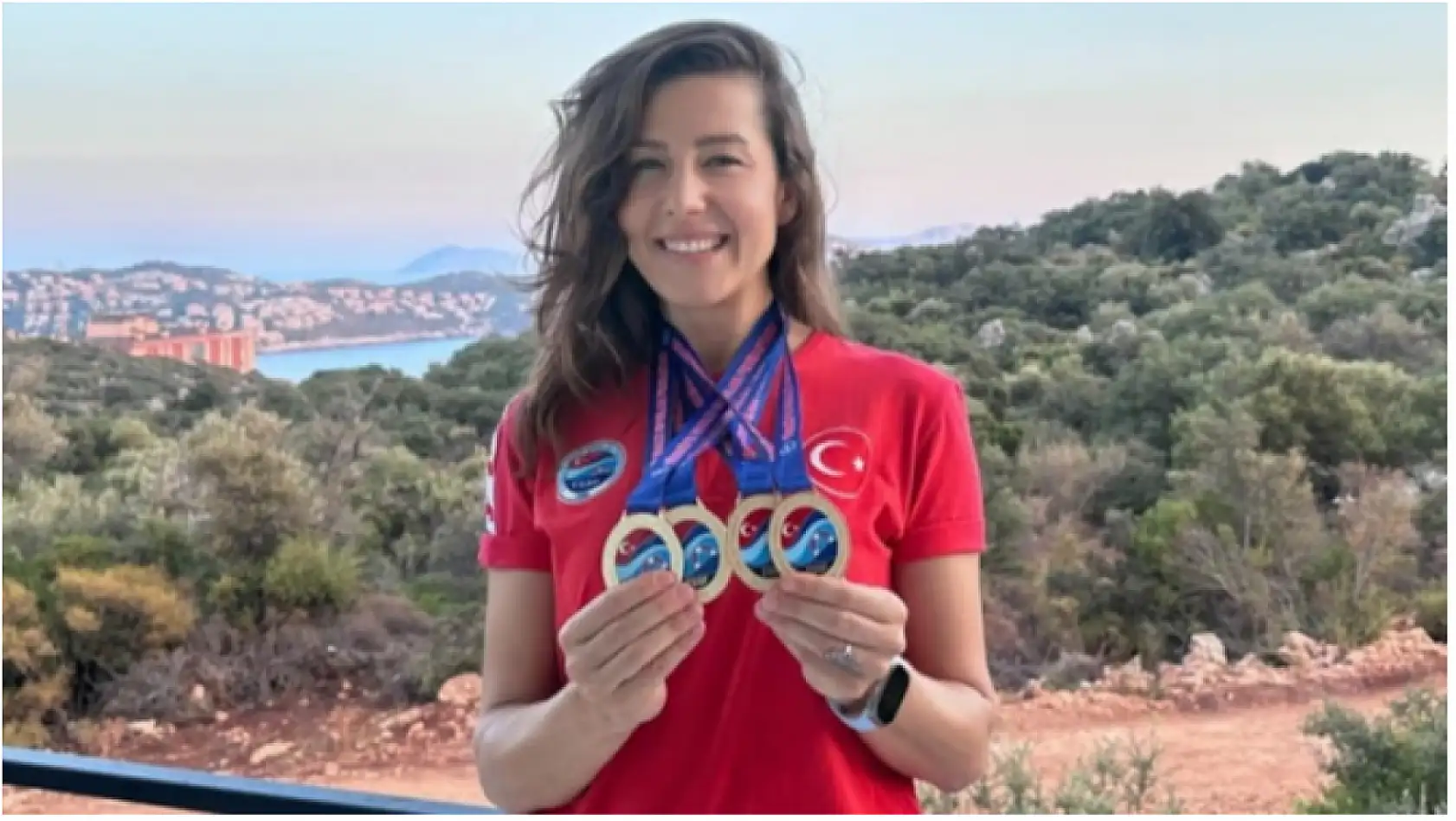 Milli sporcu Birgül Erken, Serbest Dalış Dünya Şampiyonası'nda Türkiye rekoru kırmayı deneyecek