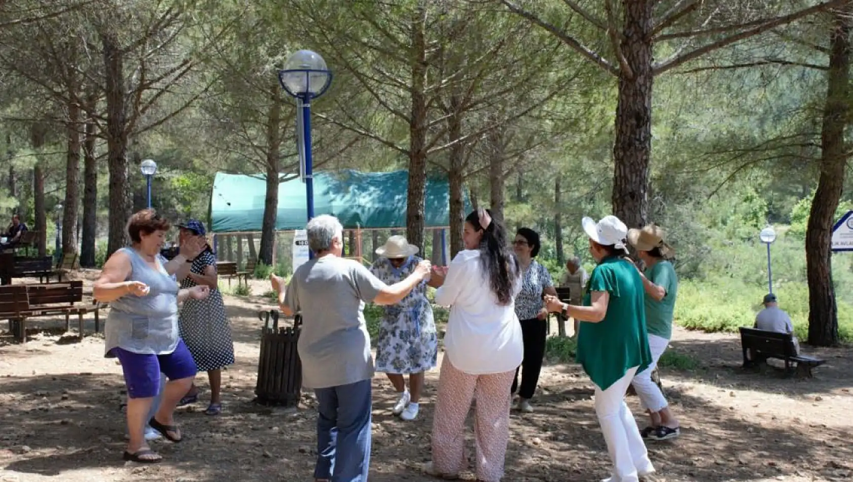 100 yaş evi üyeleri piknikte buluştu