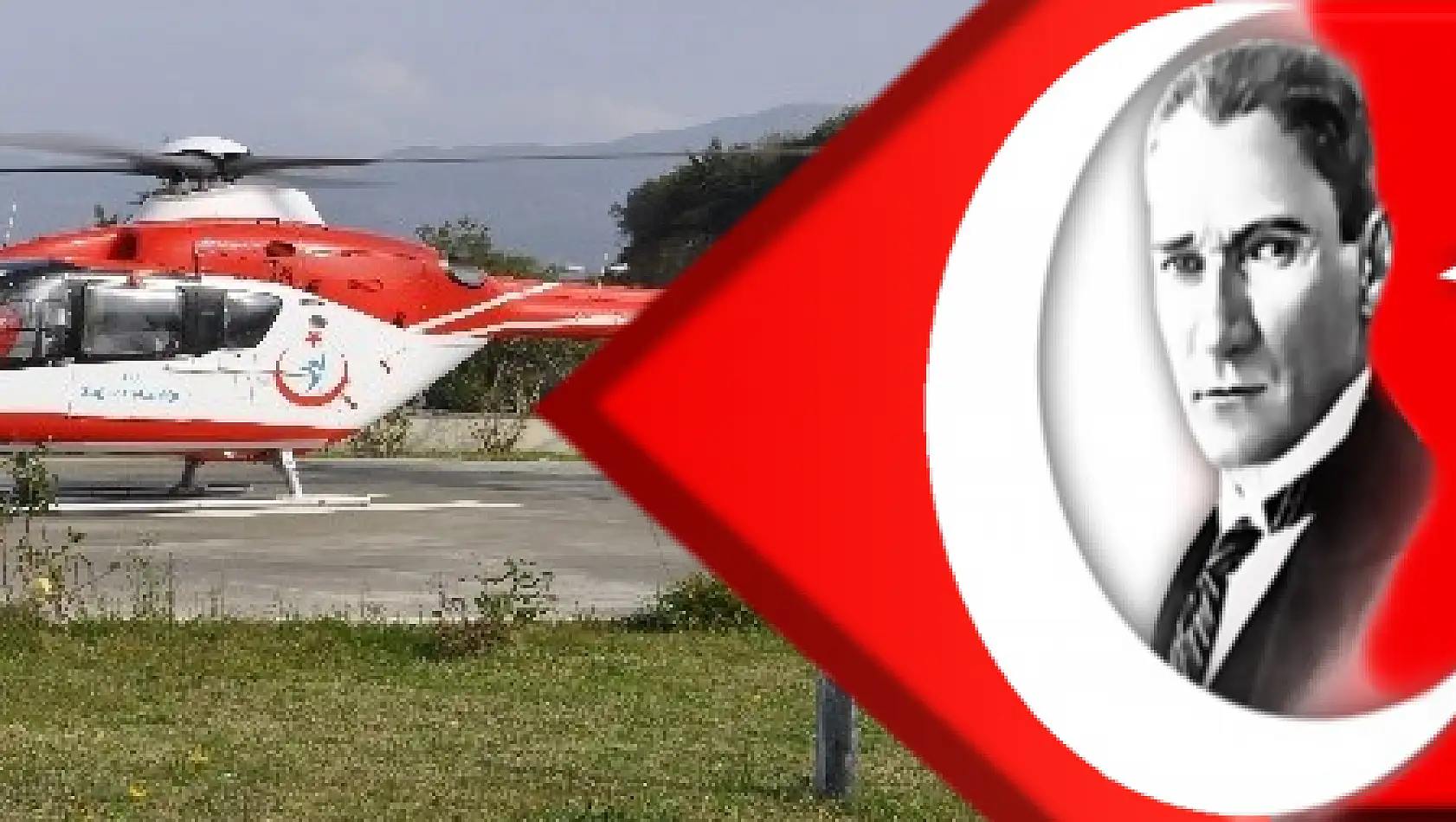 Hava ambulansı Milas'ta prematüre bebek için uçtu