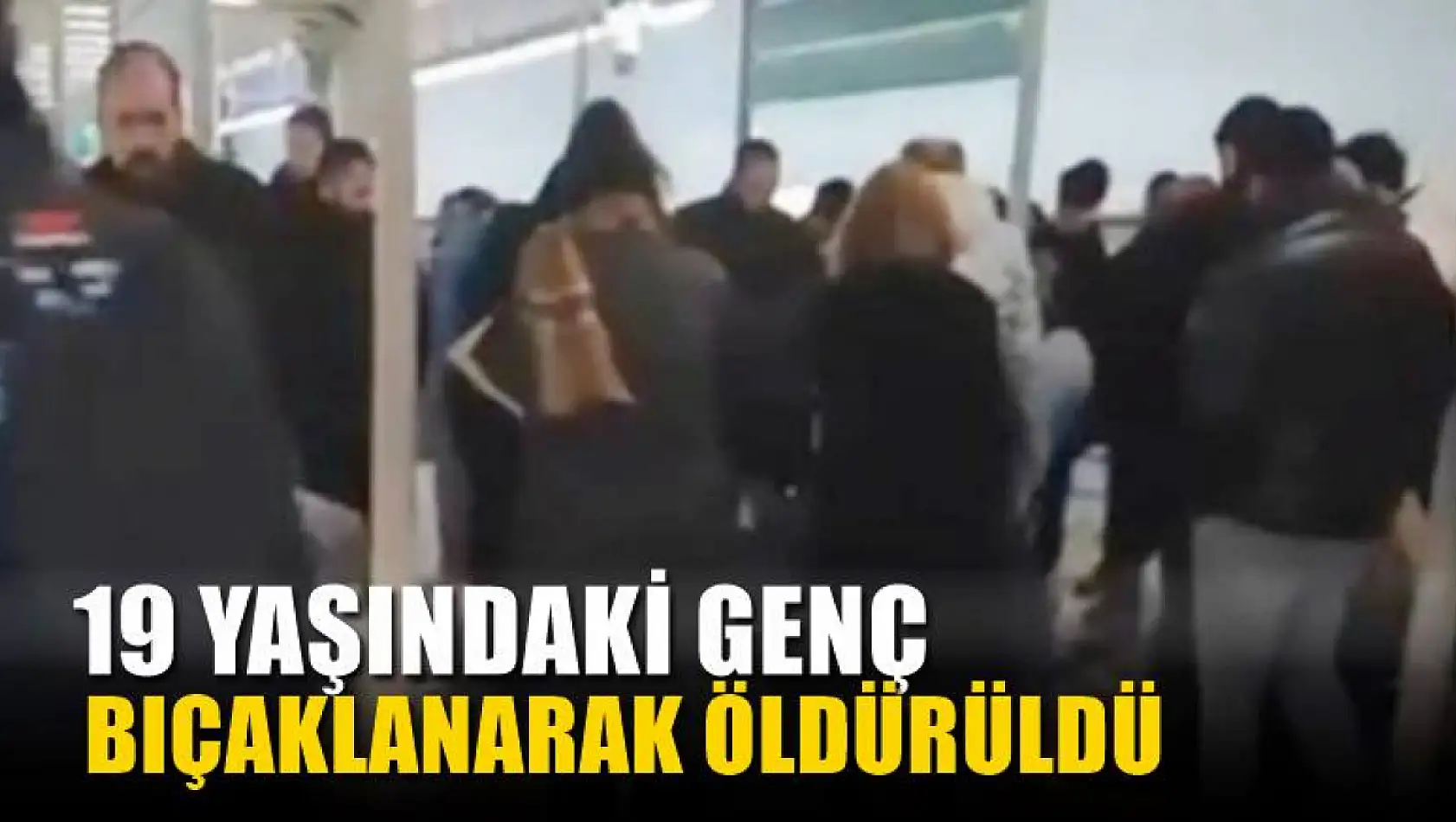 19 yaşındaki genç metro istasyonunda bıçaklanarak öldürüldü