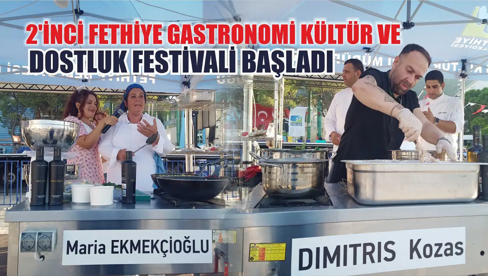 2'inci Fethiye Gastronomi Kültür ve Dostluk Festivali Başladı