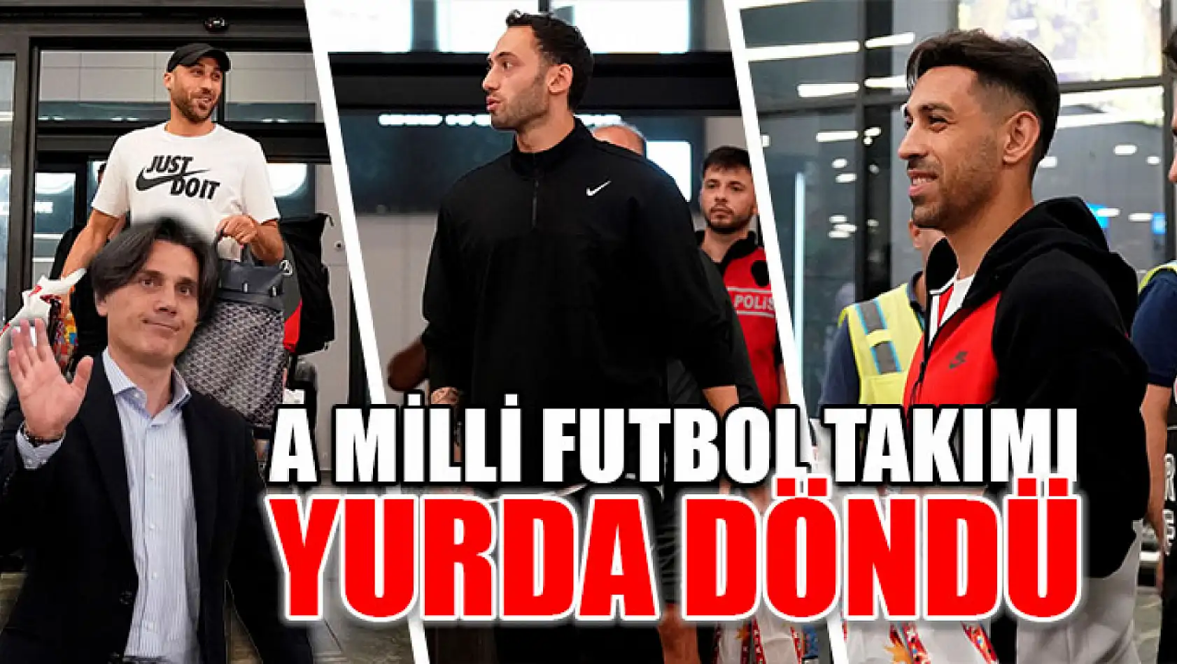 A Milli Futbol Takımı, Yurda Döndü