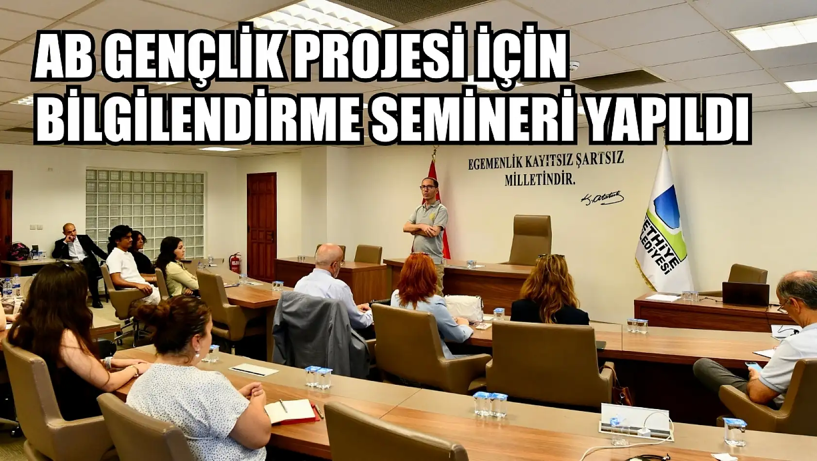 AB gençlik projesi için bilgilendirme semineri yapıldı