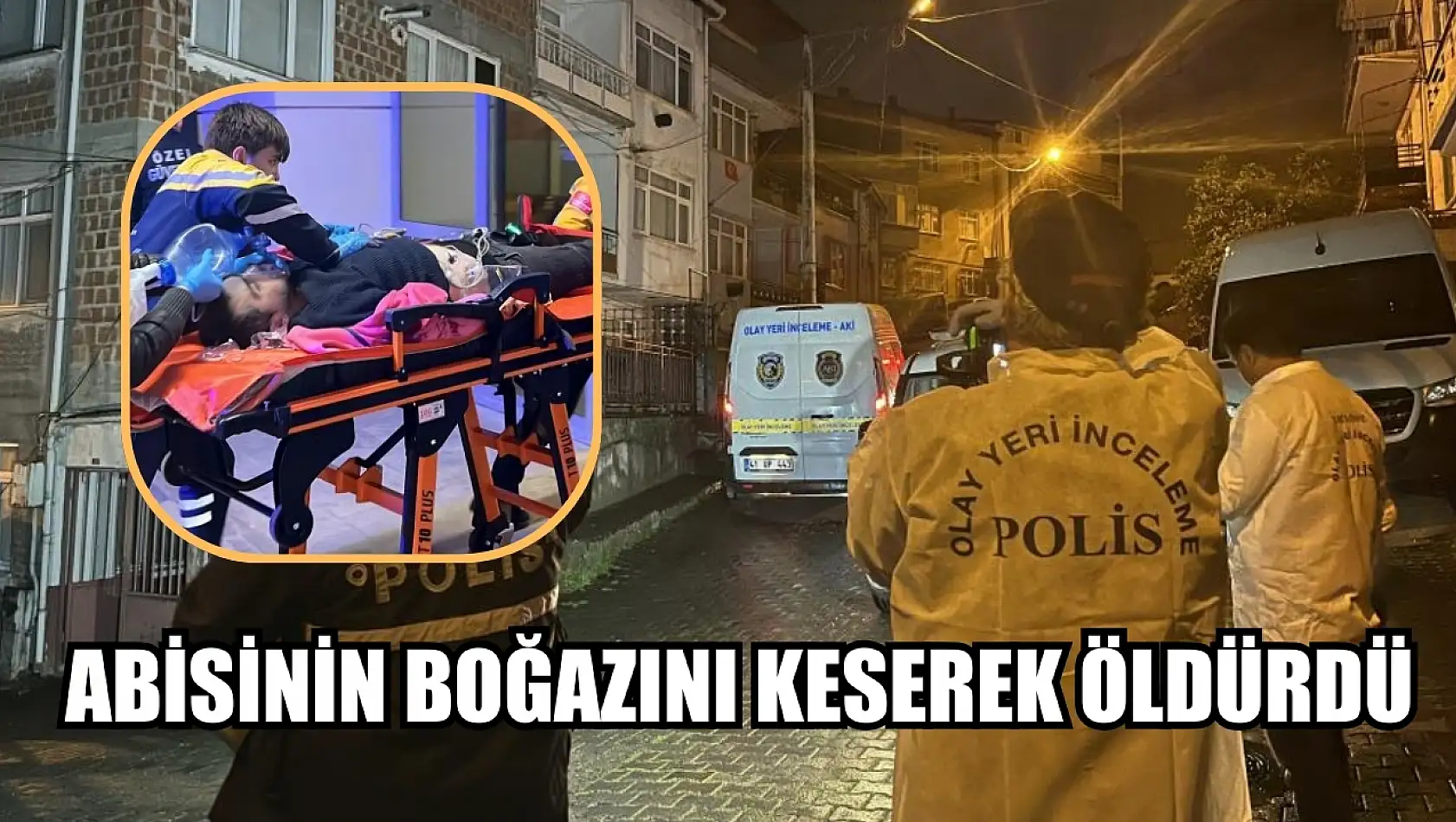 Abisinin boğazını keserek öldürdü