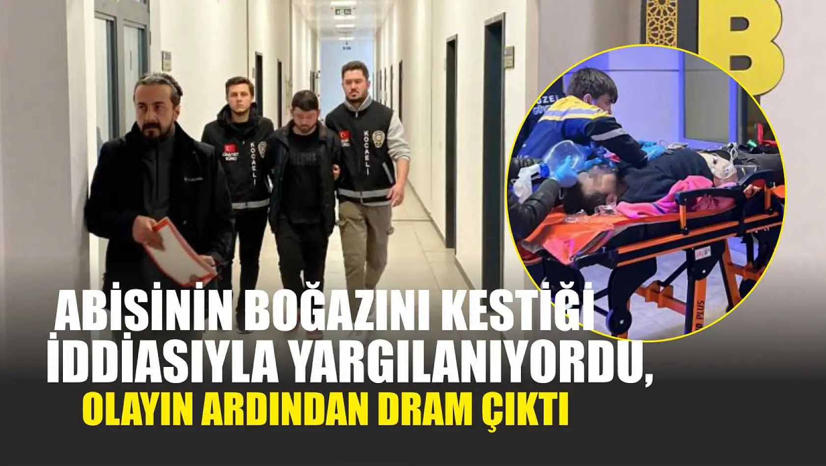 Abisinin boğazını kestiği iddiasıyla yargılanıyordu, olayın ardından dram çıktı