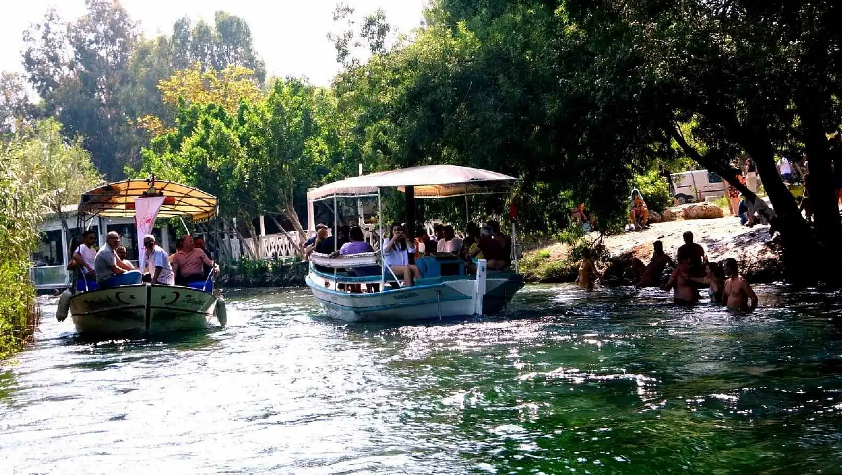 Kadın Azmağı tekne turlarına vatandaşlardan yoğun ilgi