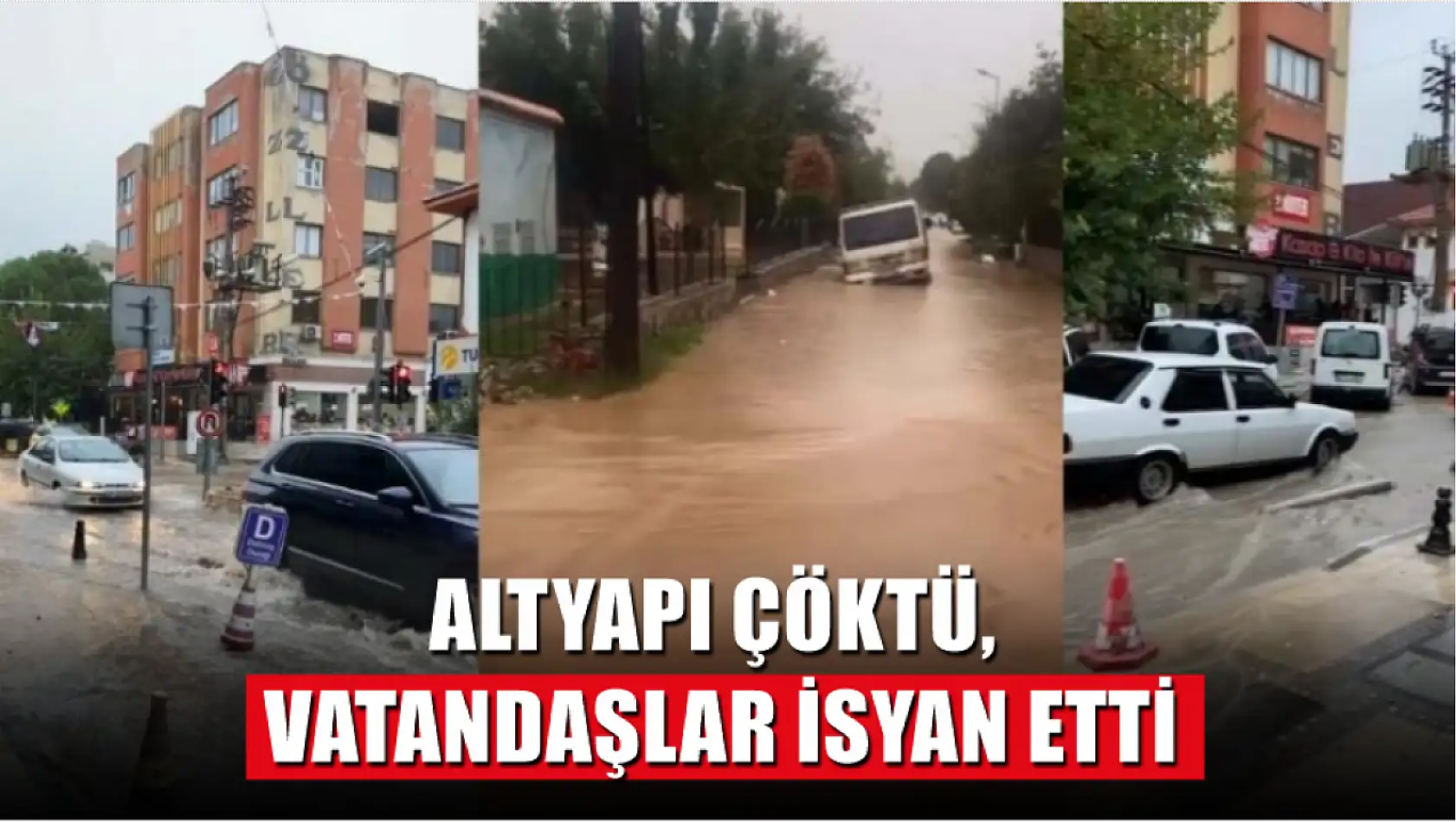 Altyapı çöktü, vatandaşlar isyan etti