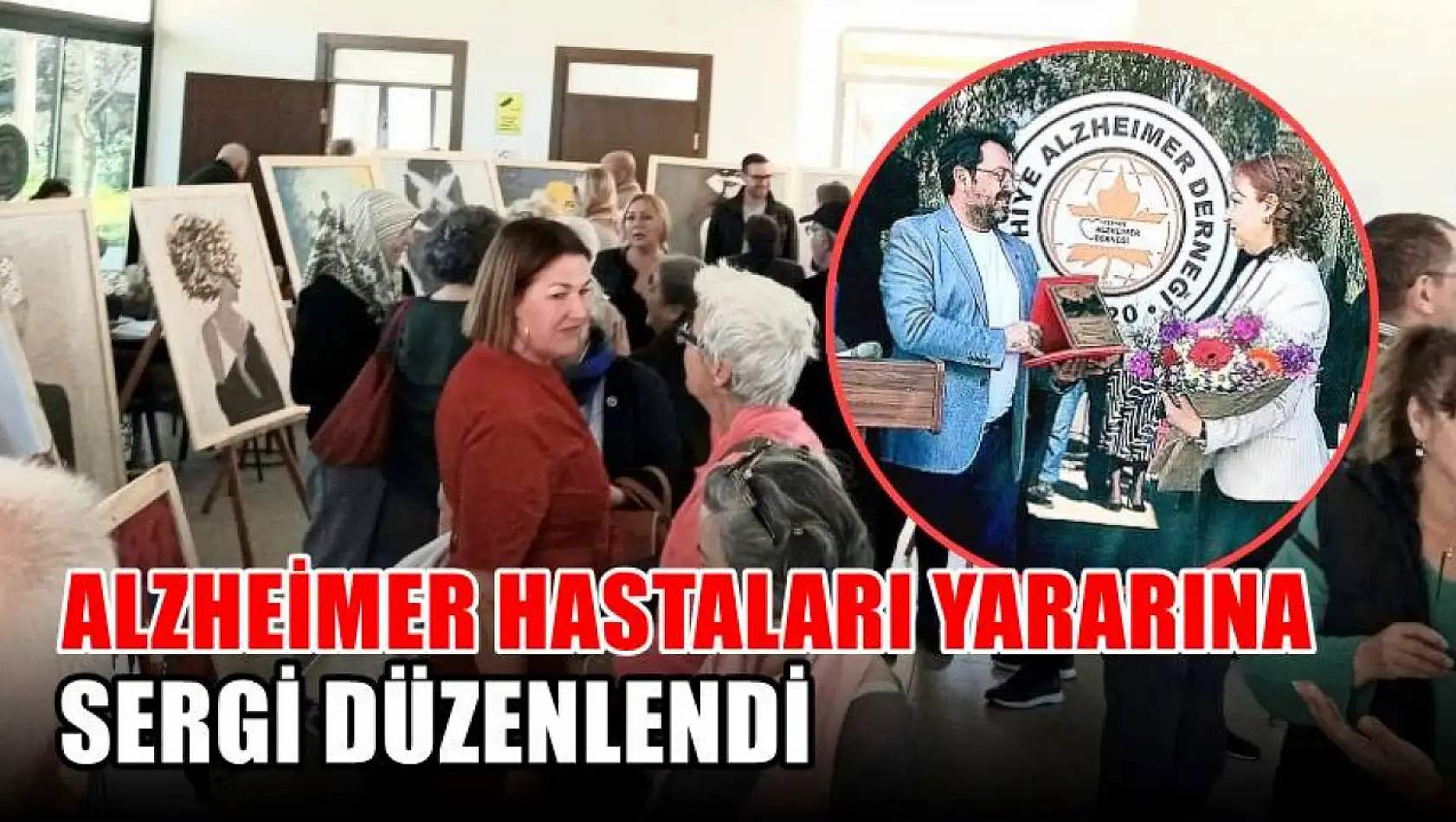 Alzheimer hastaları yararına sergi düzenlendi