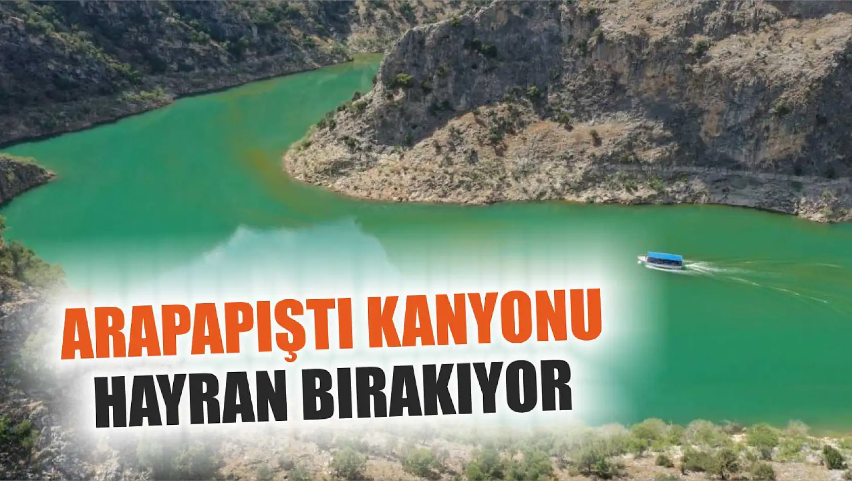 Arapapıştı Kanyonu hayran bırakıyor