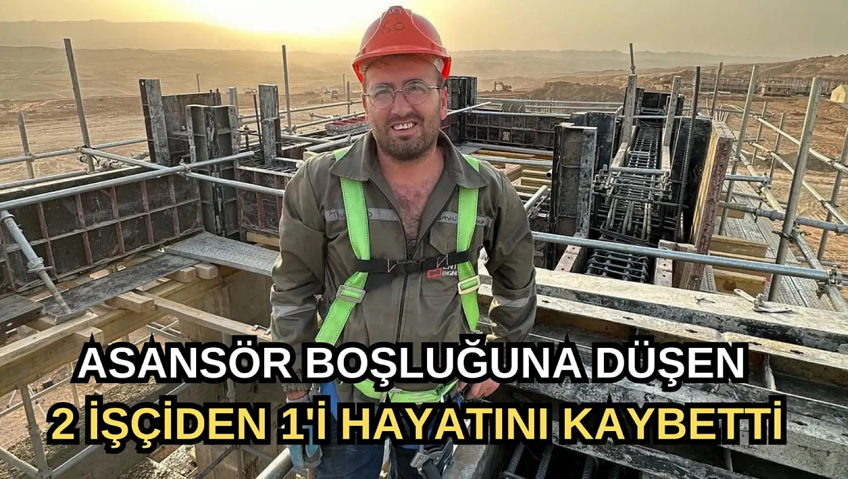 Asansör boşluğuna düşen 2 işçiden 1'i hayatını kaybetti