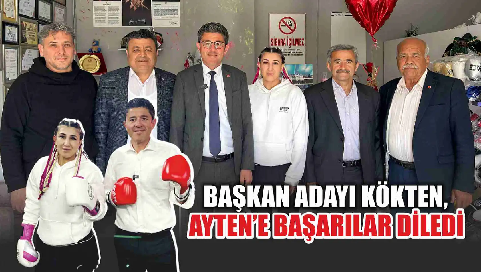 Başkan Adayı Kökten, Ayten'e Başarılar Diledi