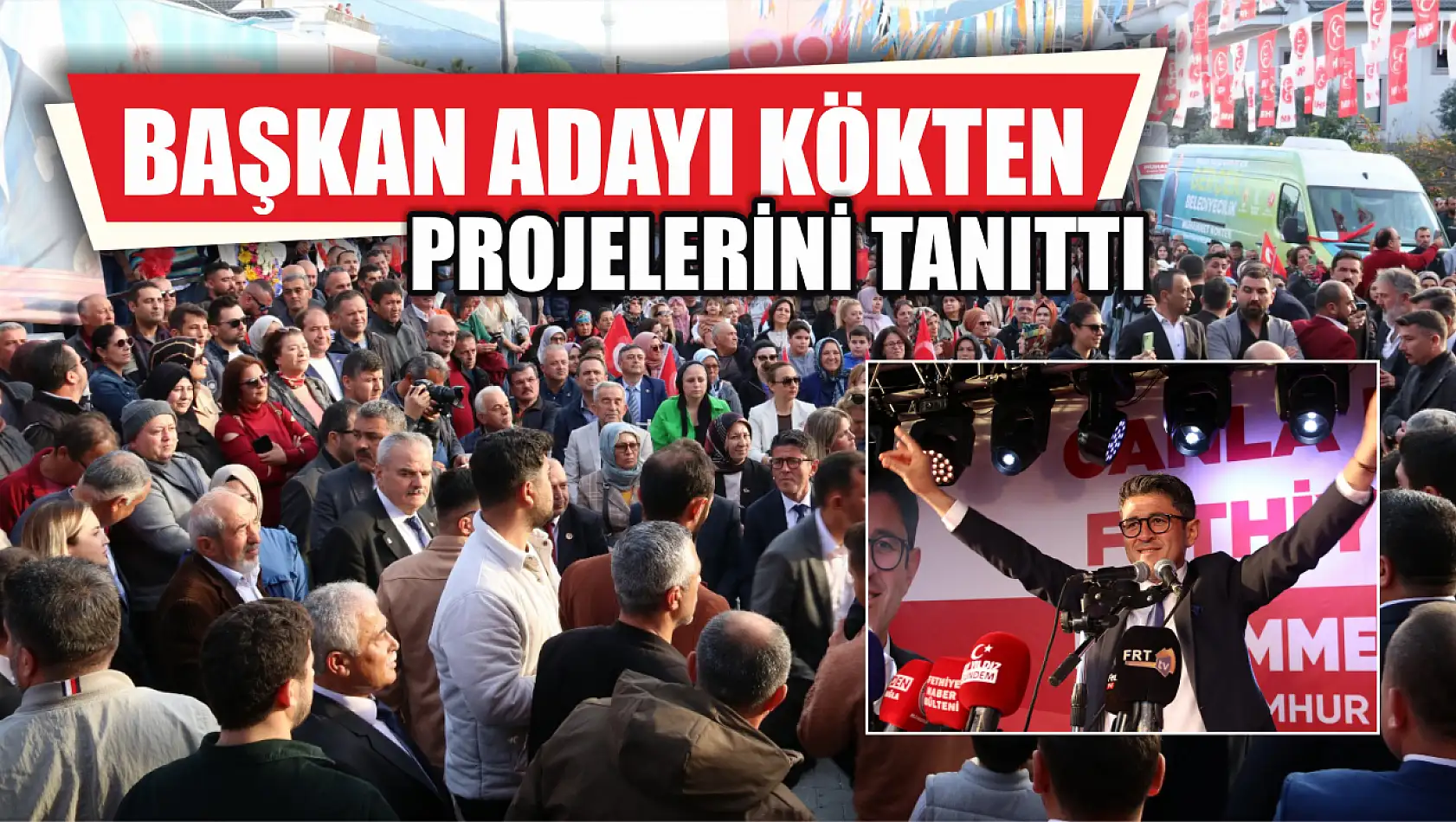 Başkan Adayı Kökten Projelerini Tanıttı