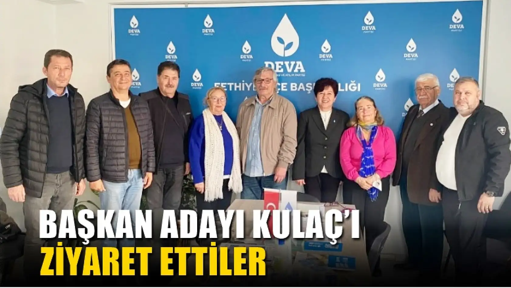 Başkan Adayı Kulaç'ı Ziyaret Ettiler