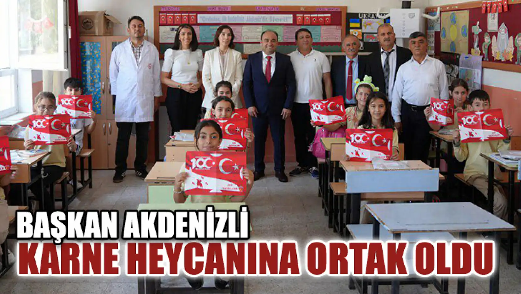 Başkan Akdenizli Karne Heycanına Ortak Oldu