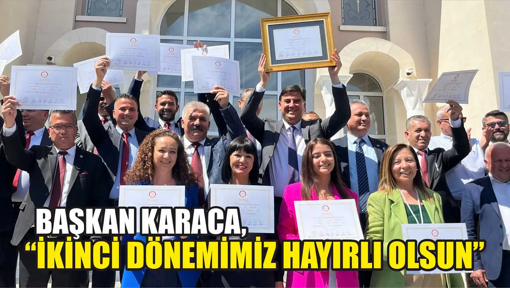 Başkan Karaca, 'İkinci dönemimiz hayırlı olsun'