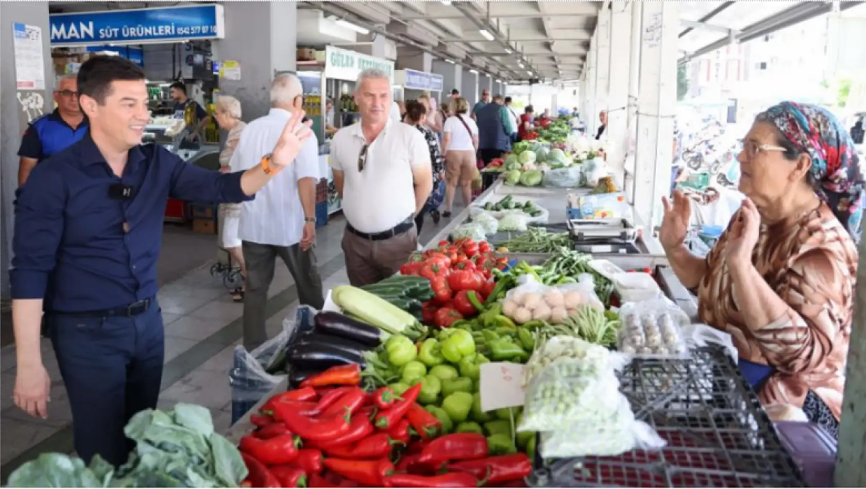 Başkan Ünlü'den esnaf ziyareti